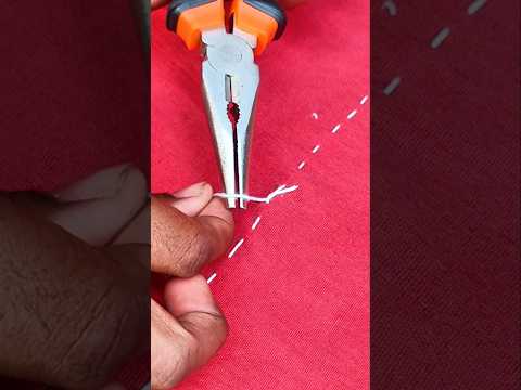 Genius Hack!! Best Way to Connect Thread Ends Perfectly! #survival #outdoors #bushcraft
