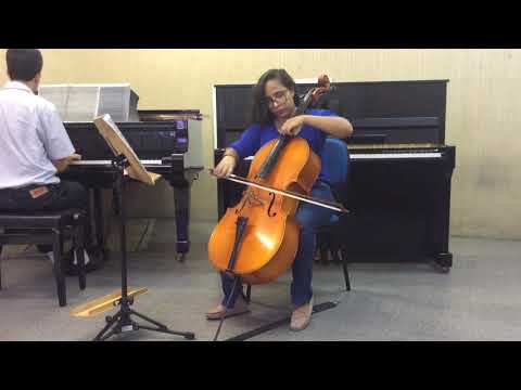 Suite para Cello e piano de Aldemaro Romero, I mov. Golpe con fandango