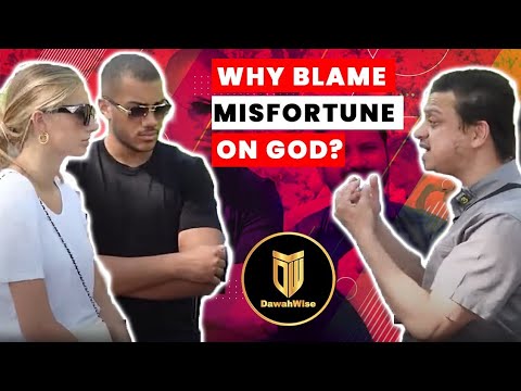 Why blame misfortune on God? | Mansur | Speakers Corner