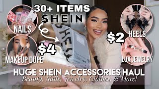 SHEIN ACCESSORIES HAUL 2025 | 30+ ITEMS | Beauty, Nails, Jewelry, Clothing, Phone Accessories, ETC!