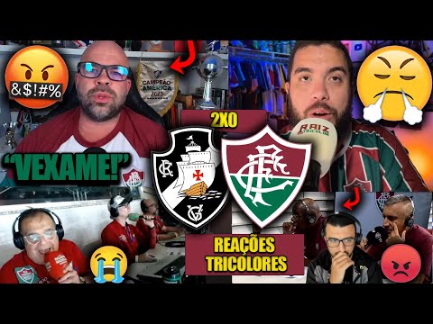 REAÇÕES do FLUMINENSE - VASCO 2X0 FLUMINENSE - BRASILEIRÃO 2025 - REACT VAMOS RIR DO FLU!