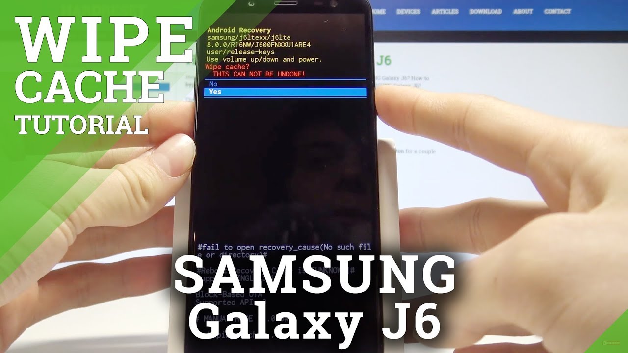 How to Wipe Cache Partition in SAMSUNG Galaxy J6 - Reset Cache / Refresh System