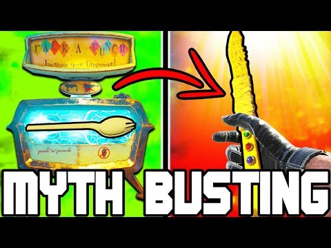 UPGRADED GOLDEN SPORK!!! // BLACK OPS 4 ZOMBIES // MYTH BUSTING MONDAYS #18 Video