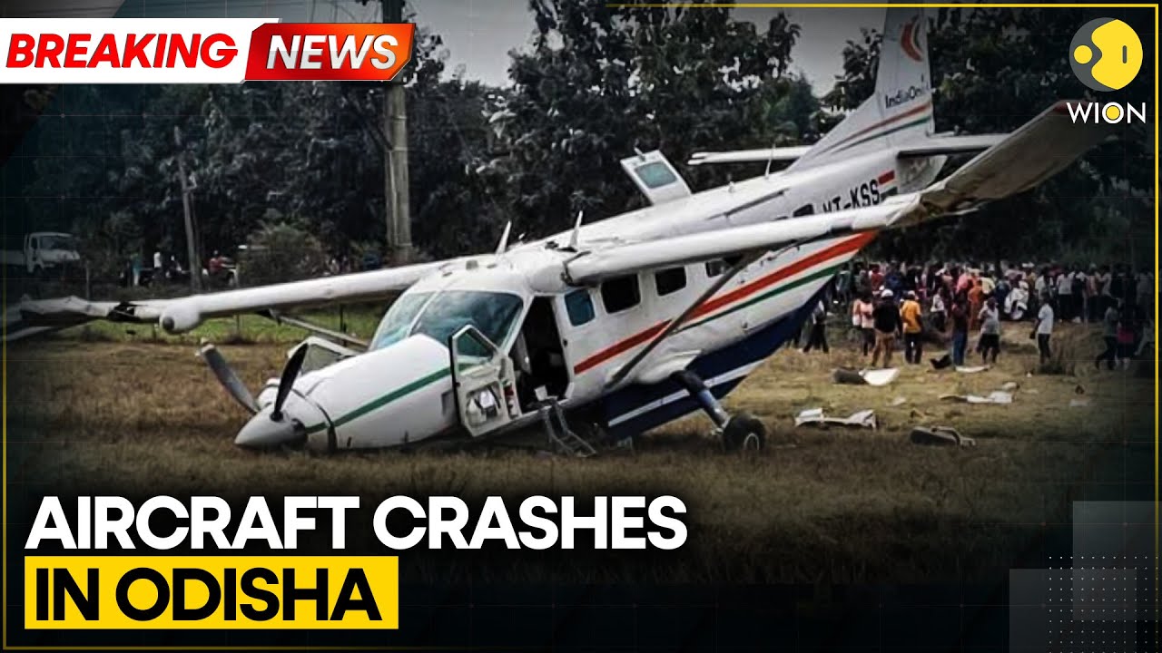 Nine-Seater Aircraft With Passengers & Crew Onboard Crashes in Rourkela, Rescue Operations Underway
