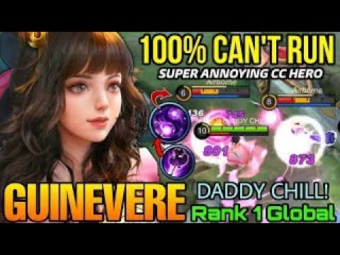 🎃😈Global guinevere top gameplay and skills😱 mobile legends❤️