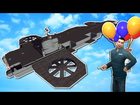 BUILDING FLOATING BASE AGAINST ZOMBIES!? - Garry's Mod Gameplay - Gmod Zombie Base Building Roleplay