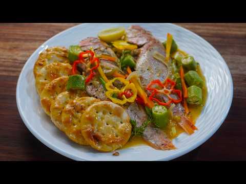 How to Make Authentic Jamaican Steamed Fish with Coconut and Crackers!