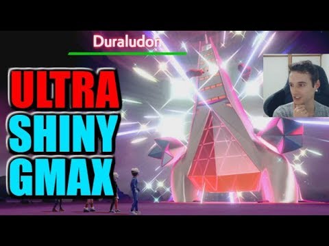 Ultra Shiny Gigantamax Duraludon in Pokemon Sword and Shield