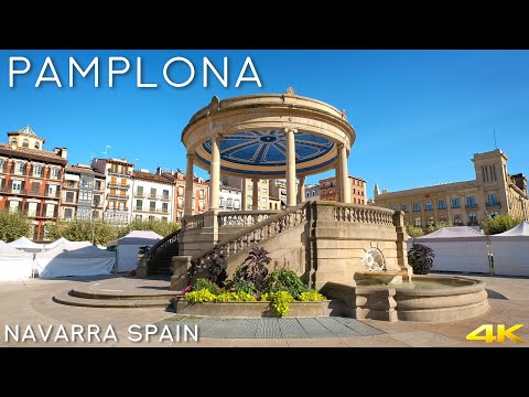 Tiny Tour | Pamplona Spain | Wandering around the old town area 2019 Autumn