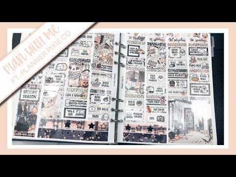 Plan W Me Boho Spooks Ft Planner Pixie Co