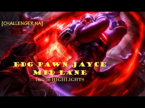 [CHALLENGER NA] EDG PawN Jayce vs Ryze SoloMid Highlights-WCS