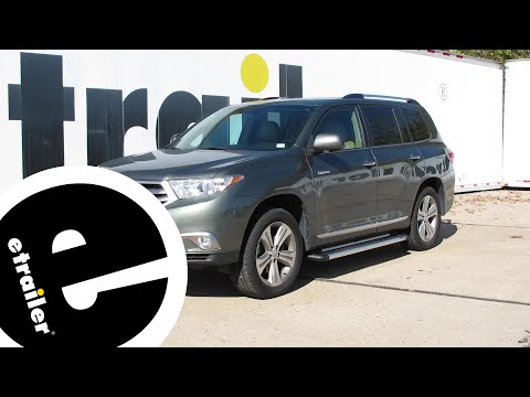 Install: Westin Sure-Grip Running Boards w/ Custom Installation Kit on a 2013 Toyota Highlander