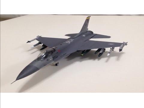F-16 Fighting Falcon Timelapse Build - Tamiya/Italeri 1:72 Kit