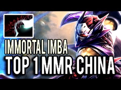 Undead Immortal Imba Anti-Mage with 1035 GPM by TOP 1 MMR China Crazy Game 7.02 Dota 2