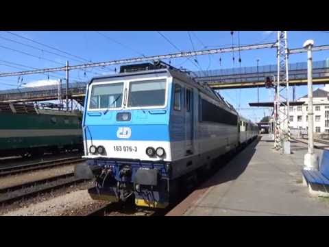 Vlaky Hradec Králové hlavní nádraží 24.8.2016