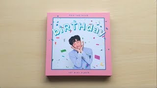 ♡Unboxing Roh Taehyun 노태현 1st Mini Album biRTHday 벌스데이♡
