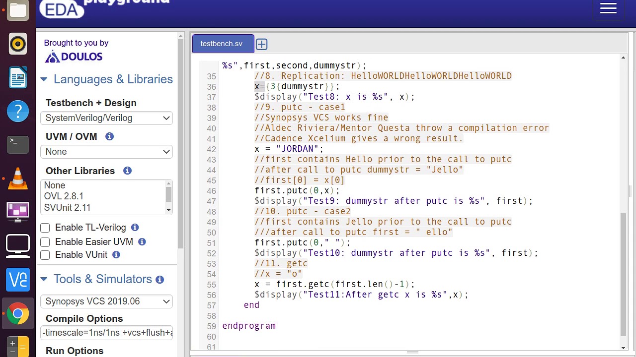 Systemverilog String methods