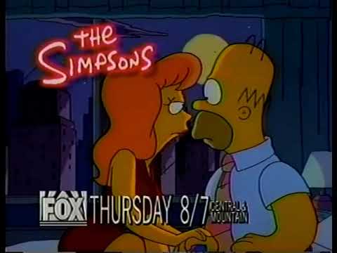 The Simpsons Fox Promo (1993): “The Last Temptation of Homer“ (S05E09) (10 second)