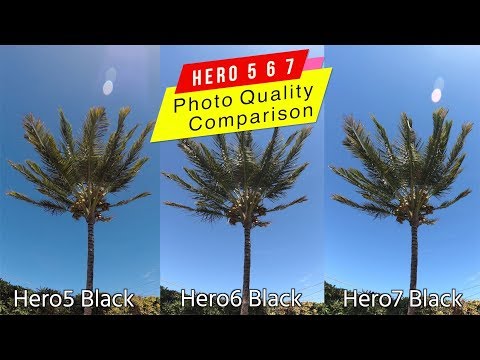 GoPro Hero7 Hero6 Hero5 Black Photo Quality Comparison - GoPro Tip #624 | MicBergsma