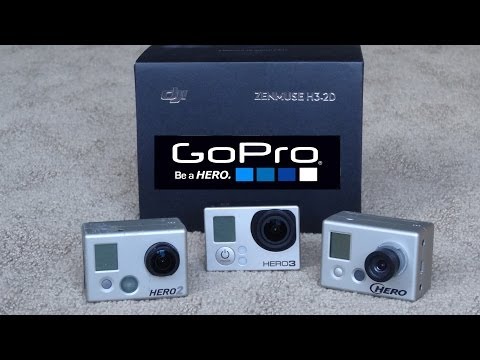 DJI H3 2D Gimbal & GoPro Hero 1
