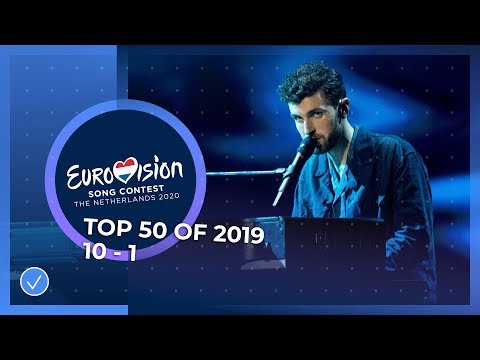 TOP 50: Most watched in 2019: 10 TO 1 - Eurovision Song Contest