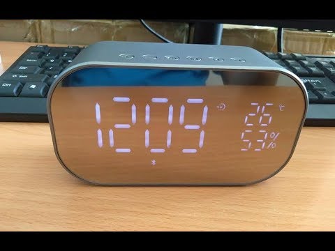 Годинник-радіо-колонка YAYUSI. Детальна інструкція користувача і огляд