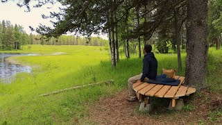 Journal with me 004 - Camping Trip July 2022: Pond Bench