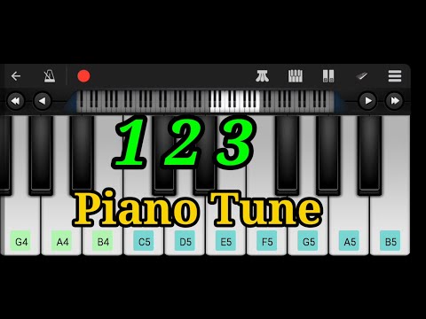 123 piano tutorial। RKP game zone।