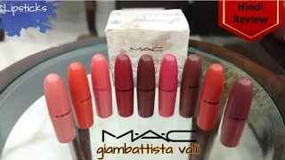 Mac Giambattista Valli Lipstick Collection🔥🔥|Best Mac Lipstick Collection|Mac Lipstick Shades