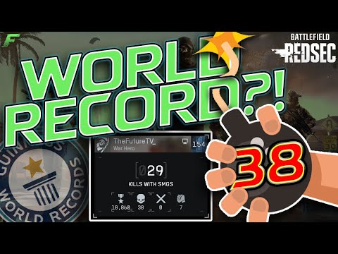 * NEW * BATTLEFIELD REDSEC WORLD RECORD!! ( 38 KILLS )
