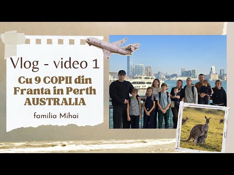  👉 „Am plecat cu 9 copii în Australia… și am ajuns să dormim pe jos în aeroport 😳✈️”