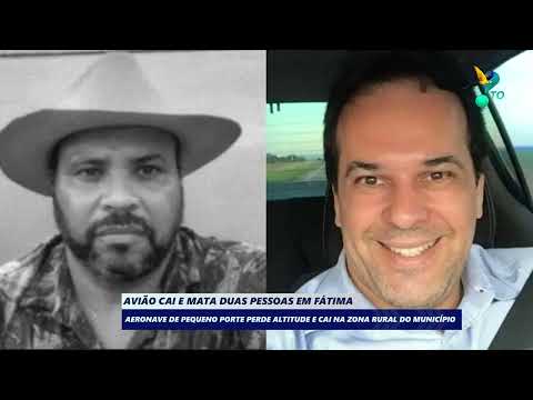 Avião cai e mata duas pessoas em Fátima