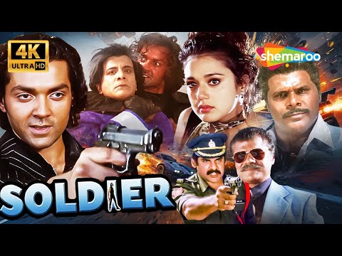 Soldier Full Hindi Superhit Action Movie 4K (1998) | Bobby Deol, Preity Zinta, Ashish Vidyarthi