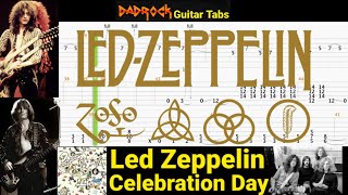 Celebration Day - Led Zeppelin - Guitar + Bass TABS Lesson