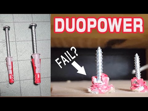 Duo Power Anchors Failing? DuoPower Anchor Review Drywall / Plasterboard / Concrete Anchor or Plug