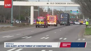 Police responding to active threat on Old Dominion University's campus in Norfolk