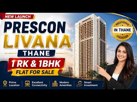 Prescon Livana  By JV Infra | 1 RK & 1 BHK Homes Thane — video