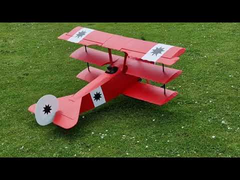 Scale Flying Fokker DR1 Triplane Dancing Wing Hobby 1540mm  @desticks