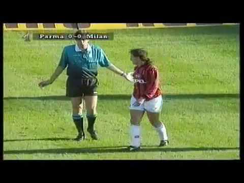 Parma - Milan / Serie A 1995-1996 (Buffon, Weah, Zola, Baggio, Stoichkov)