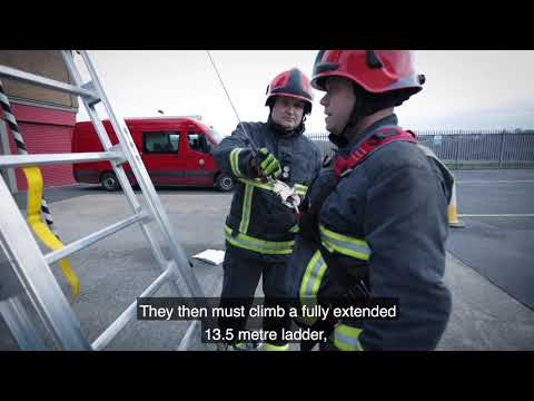 Firefighter Selection Tests - Ladder Climb