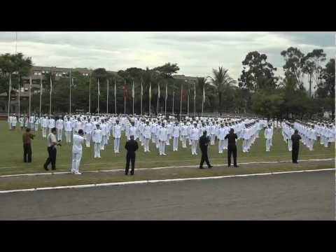 Juramento a Bandeira 2012 - EFOMM - Hino Nacional Brasileiro