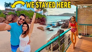 We Stayed On A Cliff In Goa - Private Beach | Full Details With Costing | The Ca