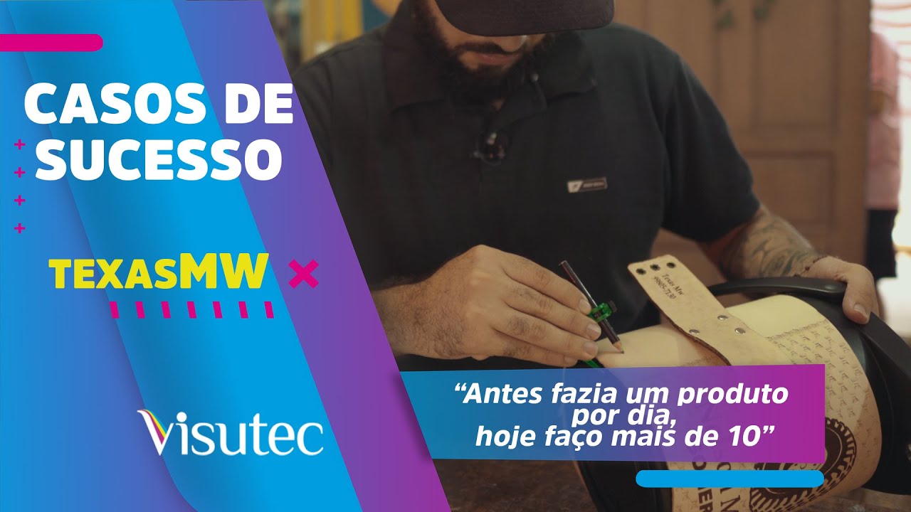 Visutec | Casos de Sucesso | TexasMW e a Gravação em Couro com a Máquina de Corte a Laser