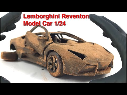 Thumbnail for Restoration Damaged Lamborghini Reventon Scale 1/24 | Hi Restore by Lamborghini Reventón