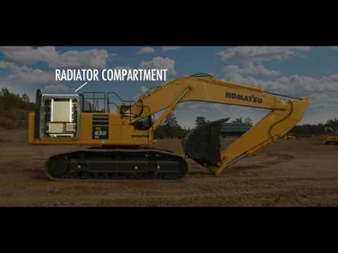 Komatsu PC650LC-11 machine features