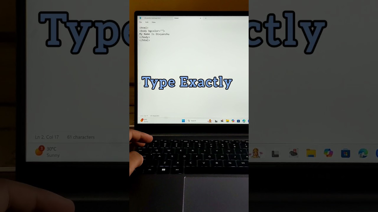 Change Website Background Color in 25 Second With HTML |