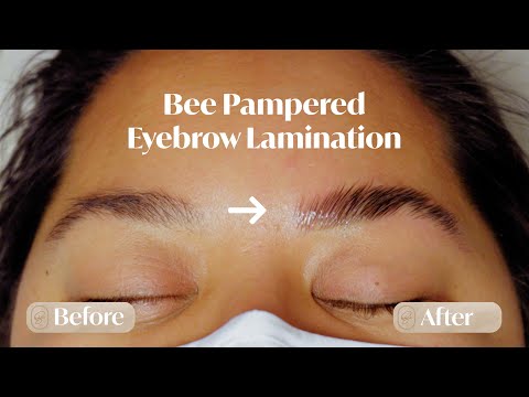 How to do a 15 minute NO-GLUE Brow Lamination service - bigger, beautiful brows!