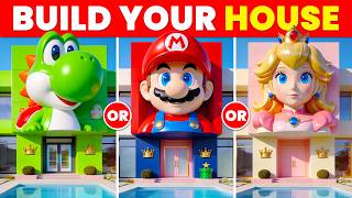 Build Your SUPER MARIO GALAXY House 🍄👸🏼🏠 Would You Rather...? 💖 IMPOSSIBLE CHOICES