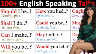 🔥Improve English Speaking Skills Everyday  English Conversation modal verbs grammar #americanenglish