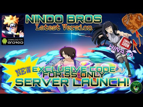 Nindo Bros New Server Launch! New Exclusive Code 🎁 for S5 only / COMING SOON Hinata & 5th Skill 🤩